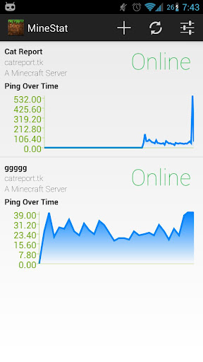 MineStat - Minecraft Servers