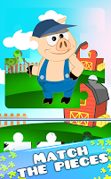 Three Little Pigs Puzzle Game APK 螢幕截圖圖片 #5