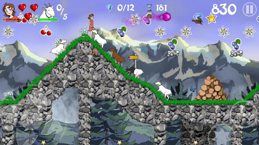 【免費街機App】Heidi's Herd Platformer-APP點子