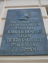 Karl Liebknecht Gedenktafel