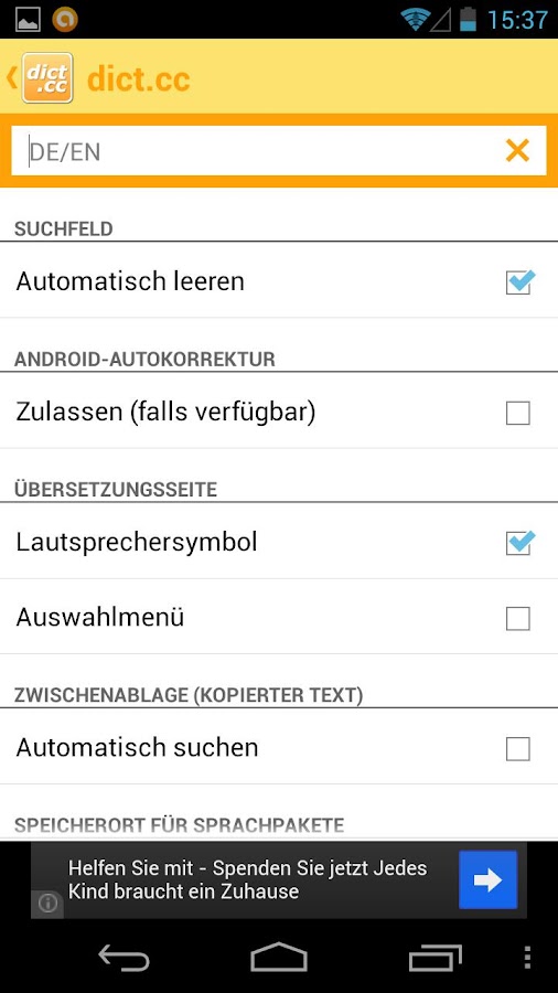 dict.cc Wörterbuch – Android-Apps auf Google Play