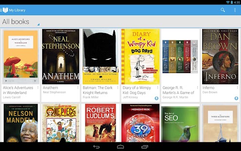 Google Play Livros - screenshot thumbnail