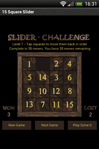 15 Square Slider