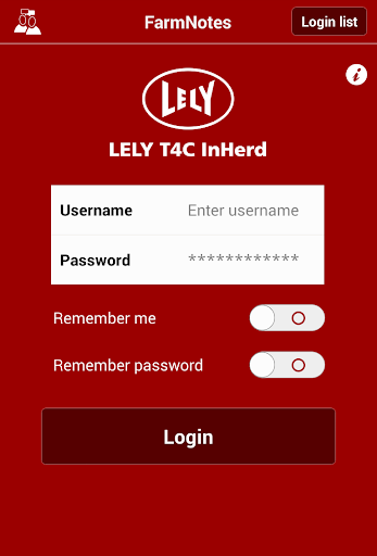 Lely T4C InHerd - FarmNotes