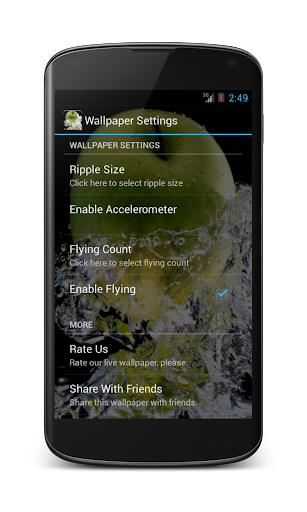 【免費個人化App】Green apple Live Wallpaper-APP點子