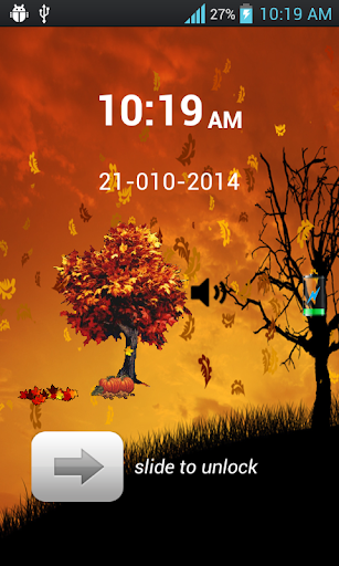 Autumn Season Live Screen Lock