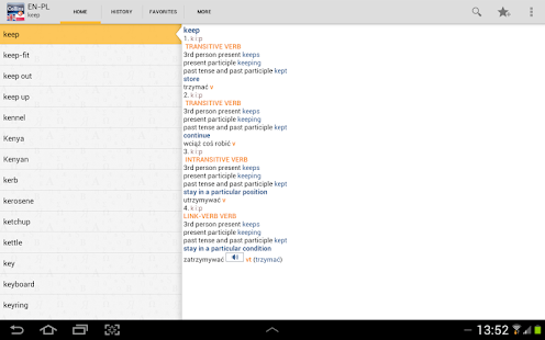 English<>Polish Dictionary TR Screenshots 7