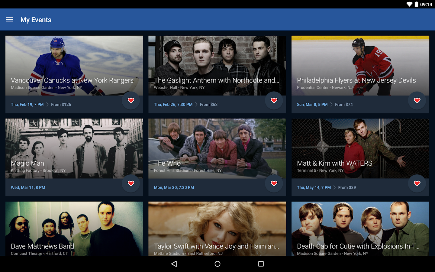 SeatGeek Event Tickets Android Apps on Google Play