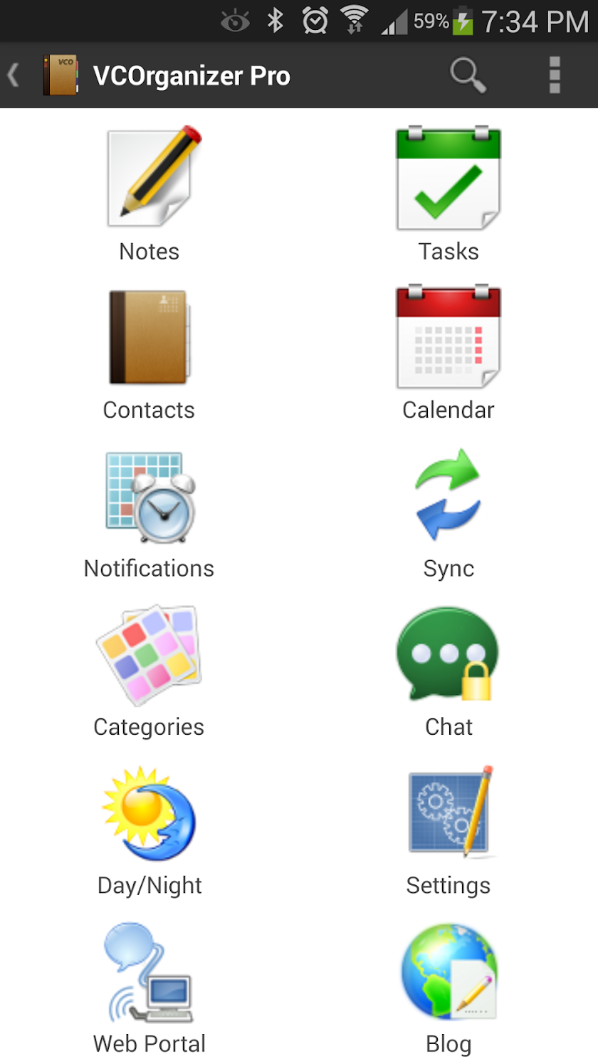 VCOrganizer Pro Screen 1