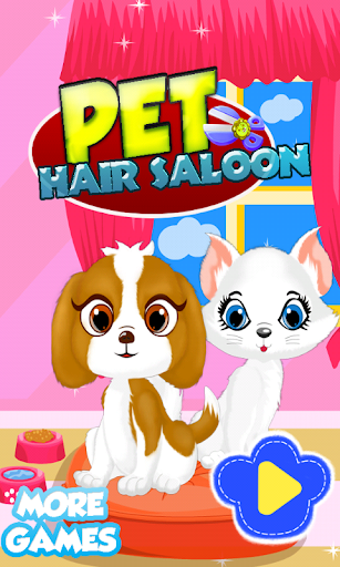 寵物髮廊女孩遊戲