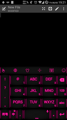 【免費個人化App】Theme TouchPal Neon Pink-APP點子