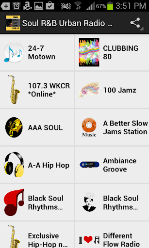 Soul R B Urban Radio Stations