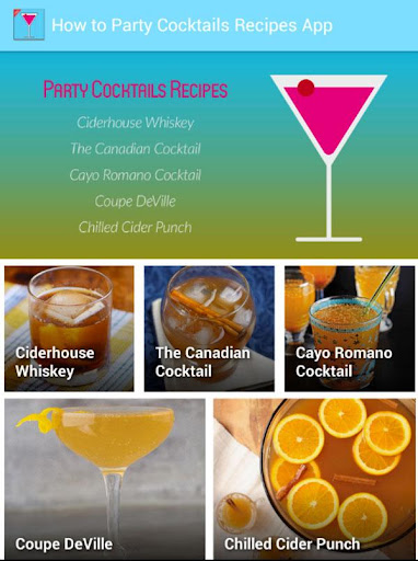 【免費生活App】Party Cocktails Recipes-APP點子