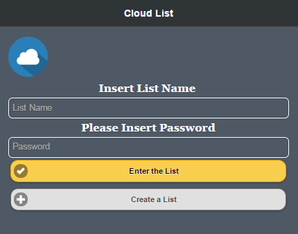 Cloud List