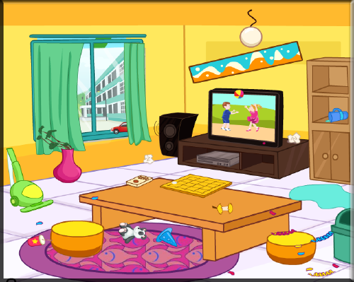 Princess Home Cleanup Game