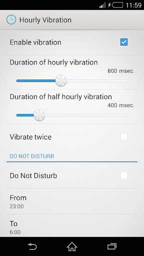 Hourly Vibration SmartWatch