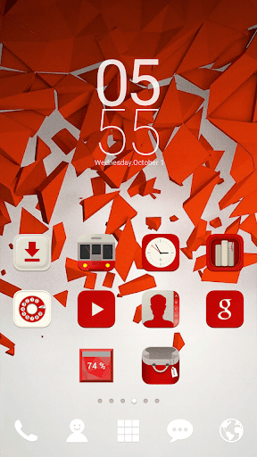 Powerful RED dodol theme