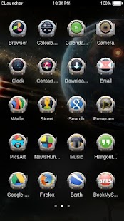 download Dark Space Theme C Launcher free