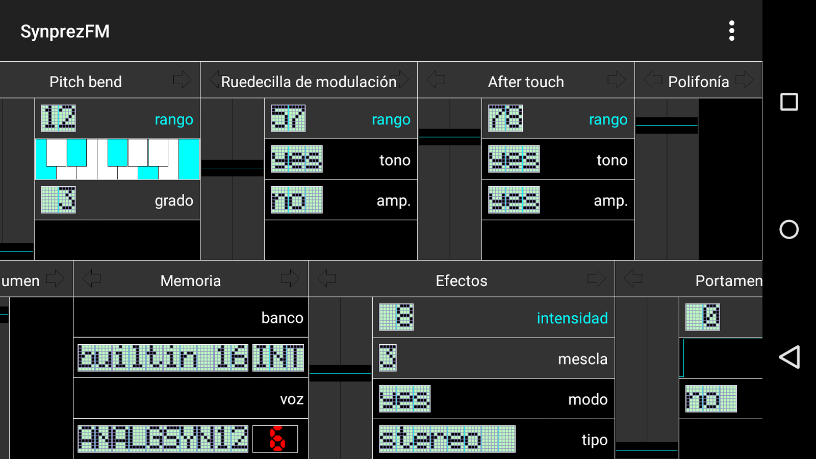 Sintetizador FM [SynprezFM II] Aplicaciones de Android en Google Play