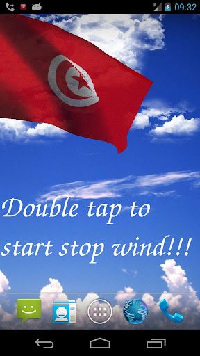 3D Tunisia Flag LWP