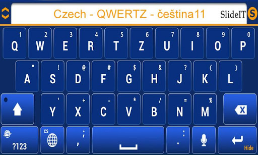 【免費工具App】SlideIT Czech QWERTZ Pack-APP點子