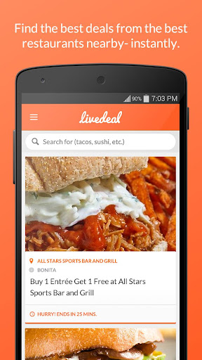 LiveDeal - Restaurant Deals