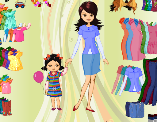 Girl Mom DressUp