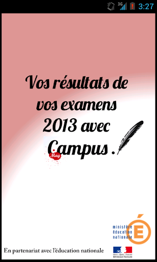 Résultat Examens 2013