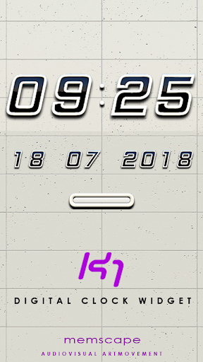 K1 Digital Clock Widget