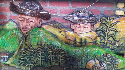 Mural Campesinos La Areperia