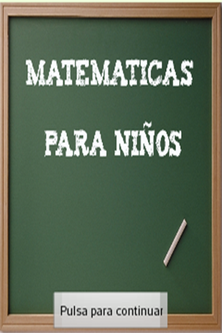 Matematicas para niños