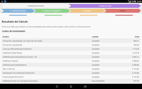 Simulador contratacion laboral Screenshots 0