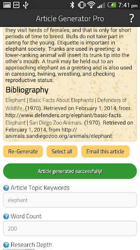 【免費工具App】Article Generator Pro-APP點子