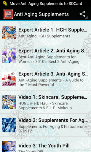 Anti Aging Supplements