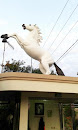 White Horse Statue 