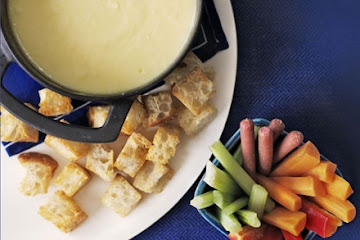 Easy cheese fondue