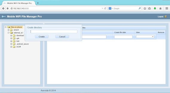 Mobile WiFi File Manager Pro Screenshots 2