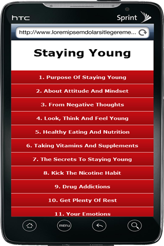 How to Stay Young