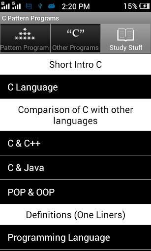 【免費教育App】C Pattern Programs-APP點子