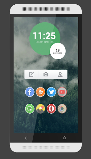 【免費個人化App】GreenCircle for Zooper Widget-APP點子