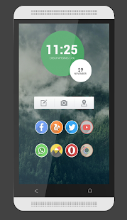 Free GreenCircle for Zooper Widget APK