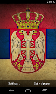 Flag of Serbia Live Wallpaper - náhled
