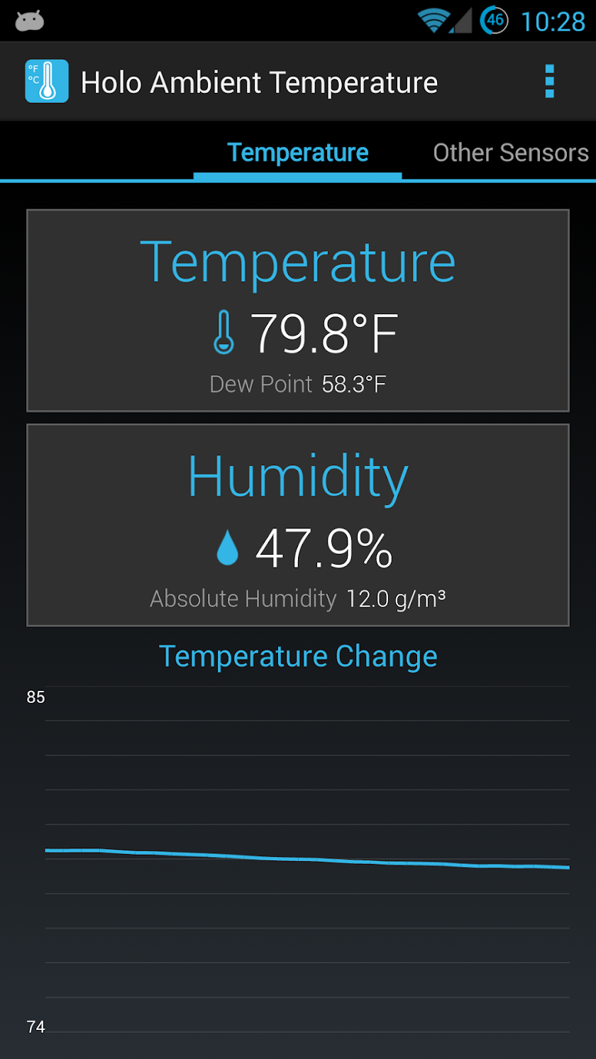 Holo Ambient Temperature Pro Screen 1
