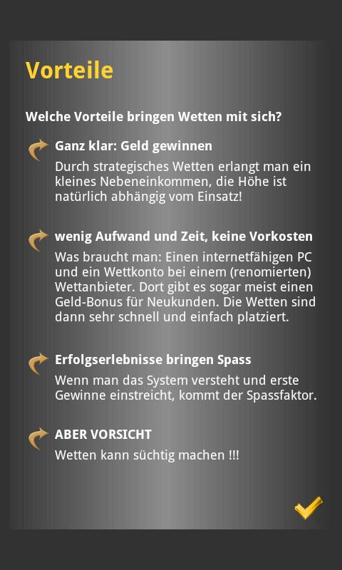 Sportwetten mit Strategie! Screen 2
