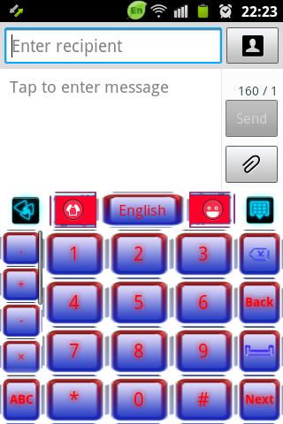 【免費個人化App】GO Keyboard French Blue Style-APP點子