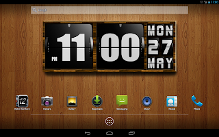 Captura de pantalla de 3D Retro Flip Clock APK #9