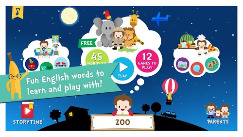 Android application Kidster English screenshort