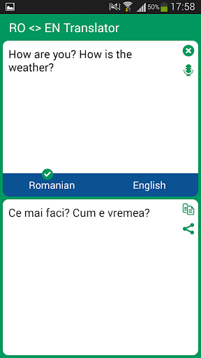 Romanian - English Translator