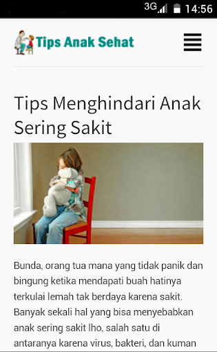 【免費健康App】Tips Anak Sehat-APP點子