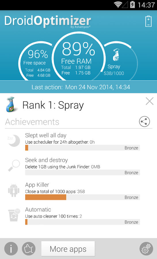    Droid Optimizer- screenshot  
